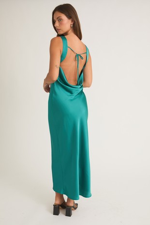 Emerald Midi Dress