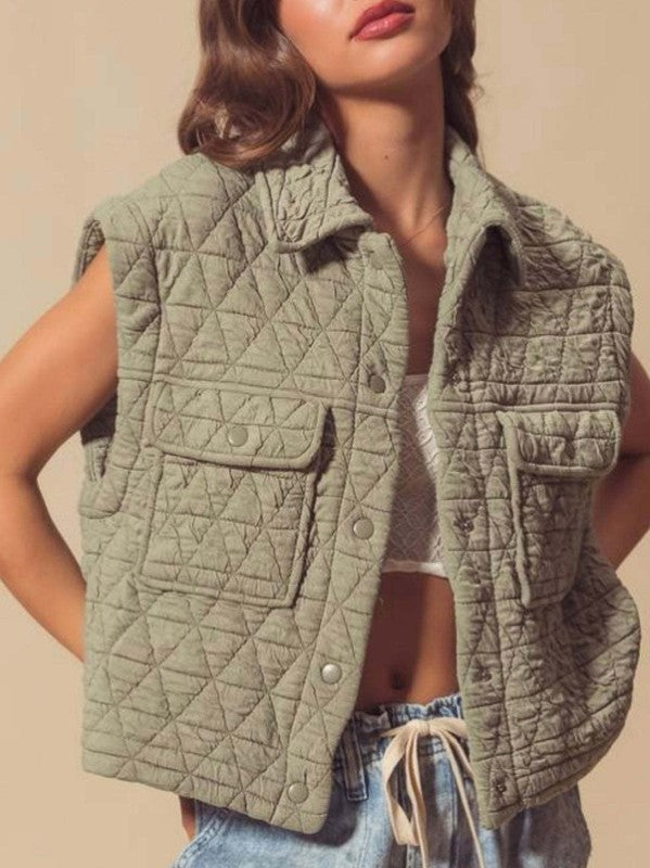Adriel Quilted Vest
