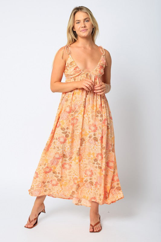 Peach Maxi Dress Honey and Stardust Peach Maxi Dress Honey and Stardust