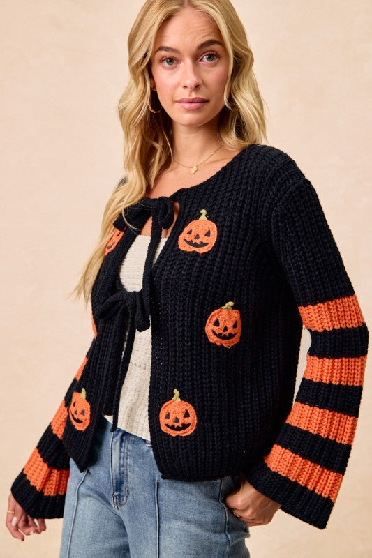 Jack-O-Lantern Cardigan