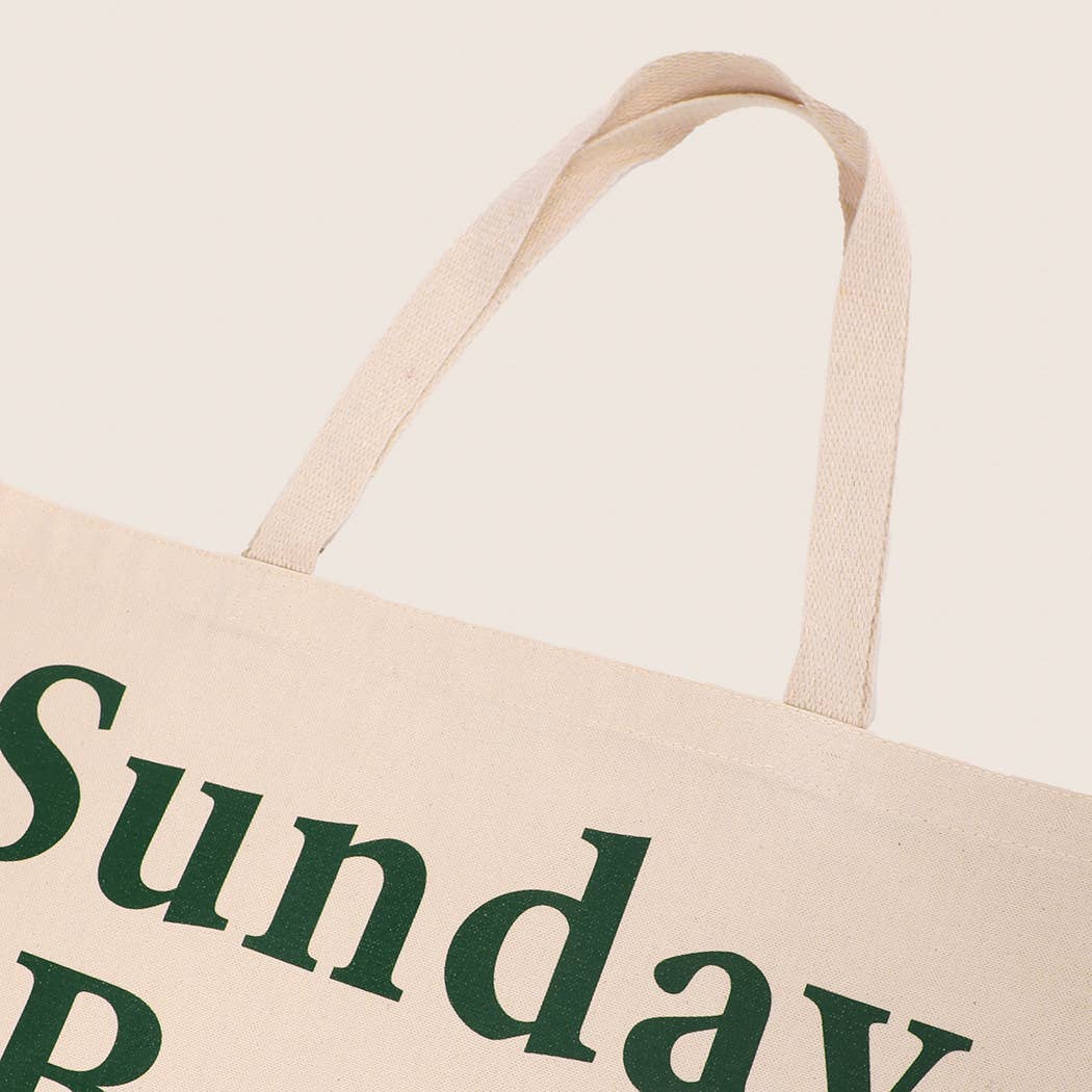 Sunday Book Club Tote
