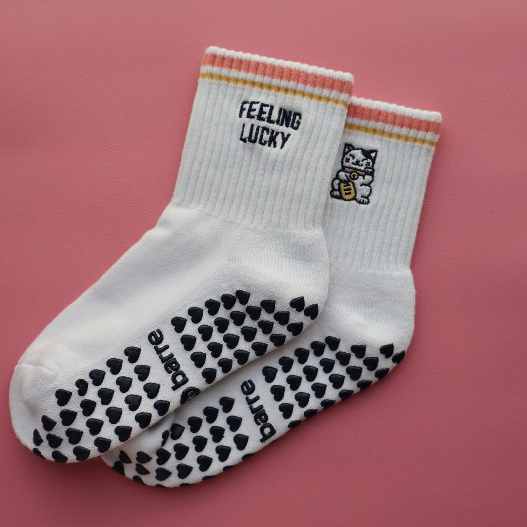 Feeling Lucky Grip Socks