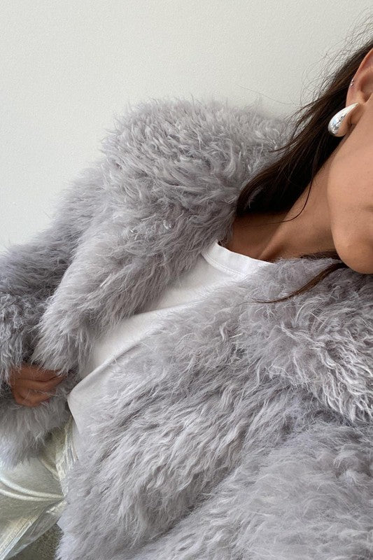 Karl Vegan Fur Coat