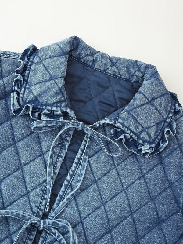 Quilted Denim Jacket