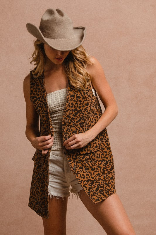Leopard Vest