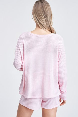 Waffle Knit Set