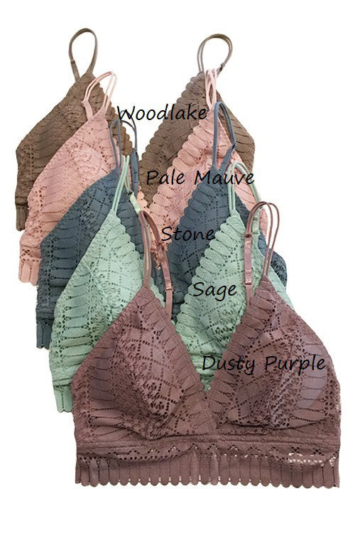 Lace Longline Bralette