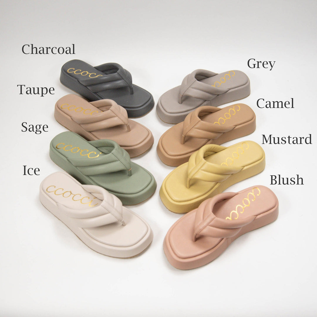 Mustard Flip-Flops