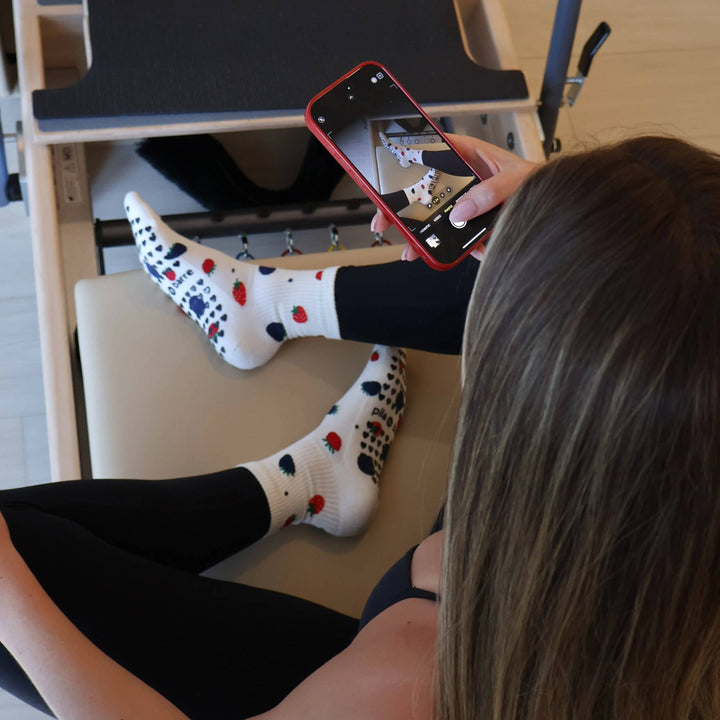 Berries & Cream Grip Socks