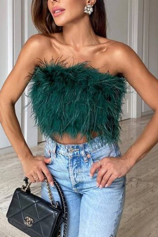 Good Time Boa Tube Top