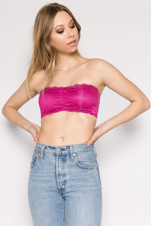 Lace Bandeau Bralette
