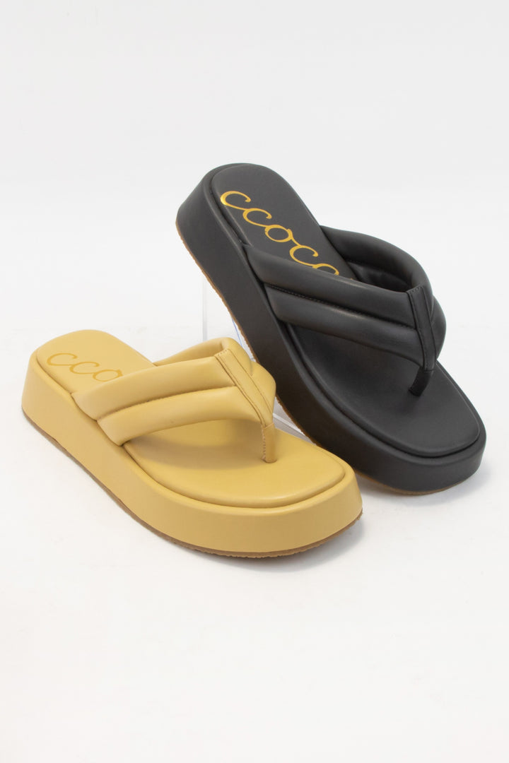 Mustard Flip-Flops