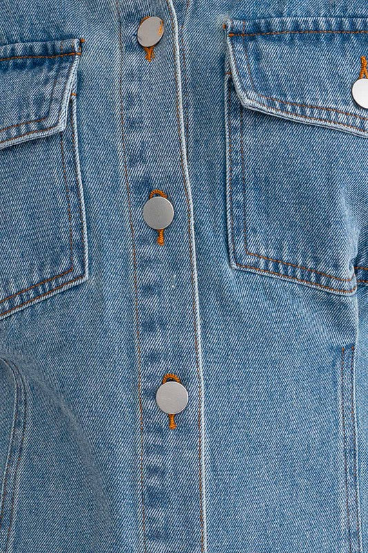 Falling for you Denim Dress