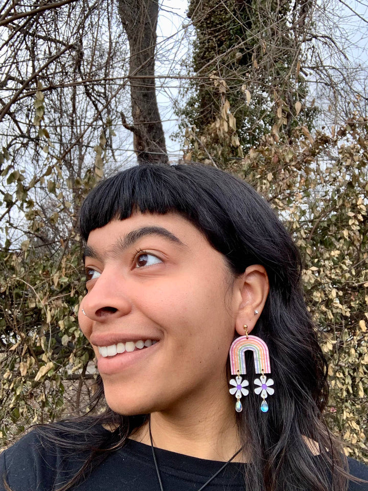 Rainbow Arch Dangle Earrings