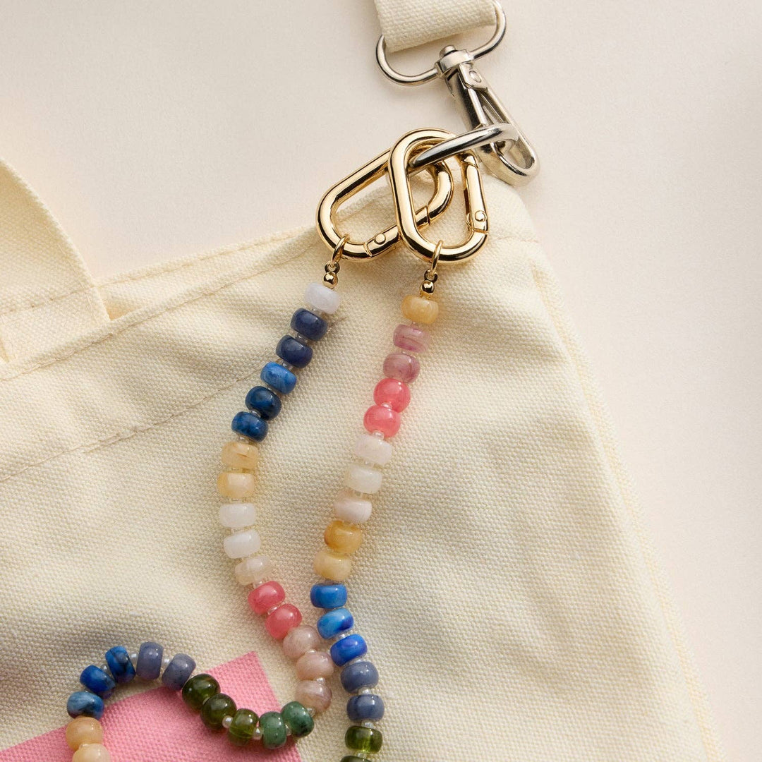 Colorful Beaded Bag Chain