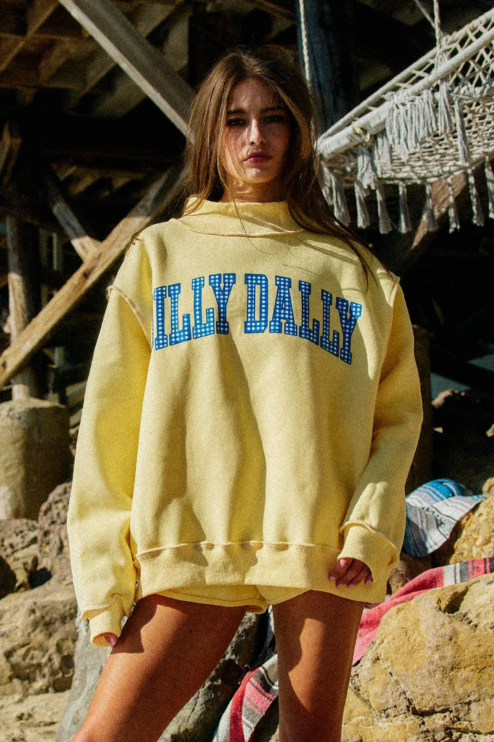 Dilly Dally Reversable Sweater