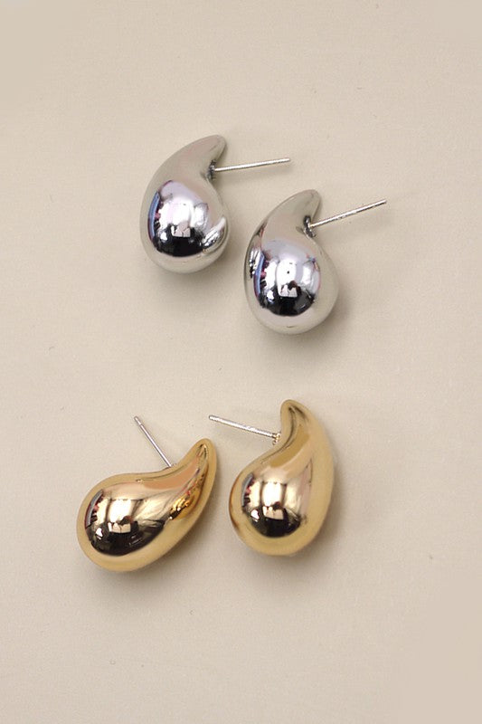 Teardrop Studs