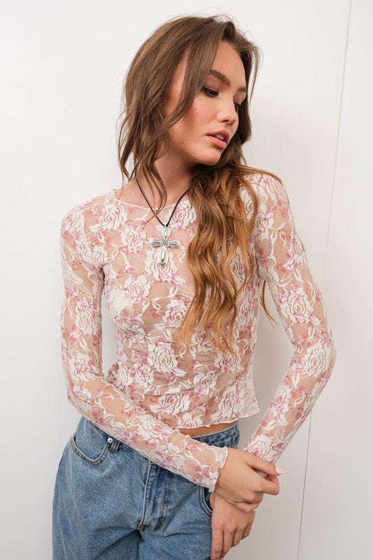 Elain Lace Top