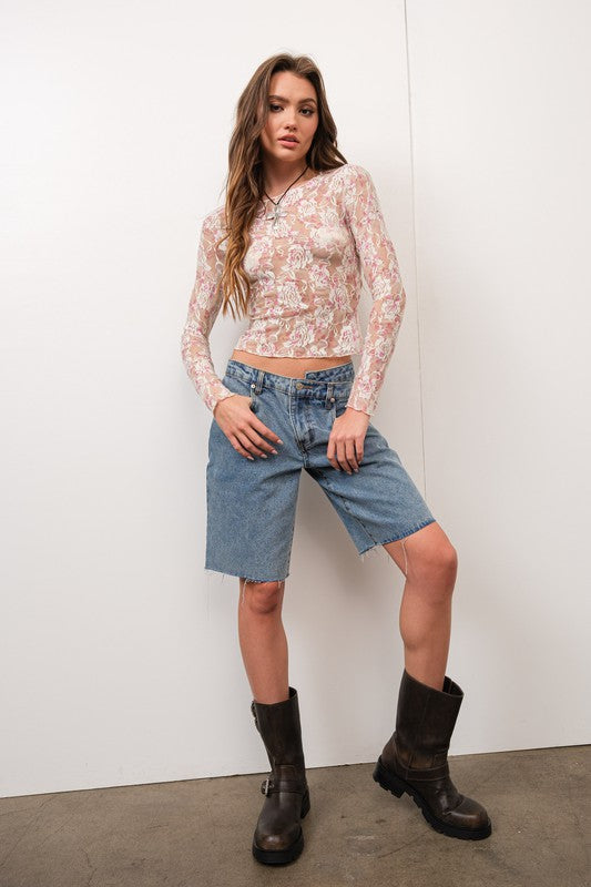 Elain Lace Top