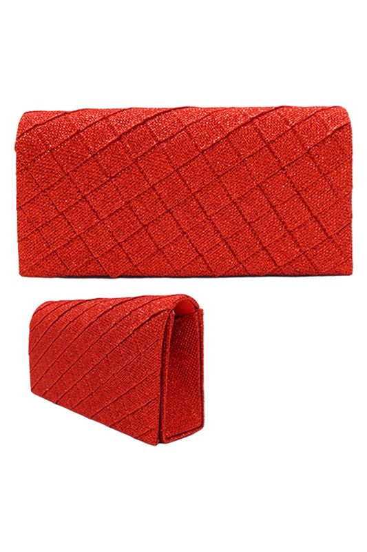Quilted sparkly purse