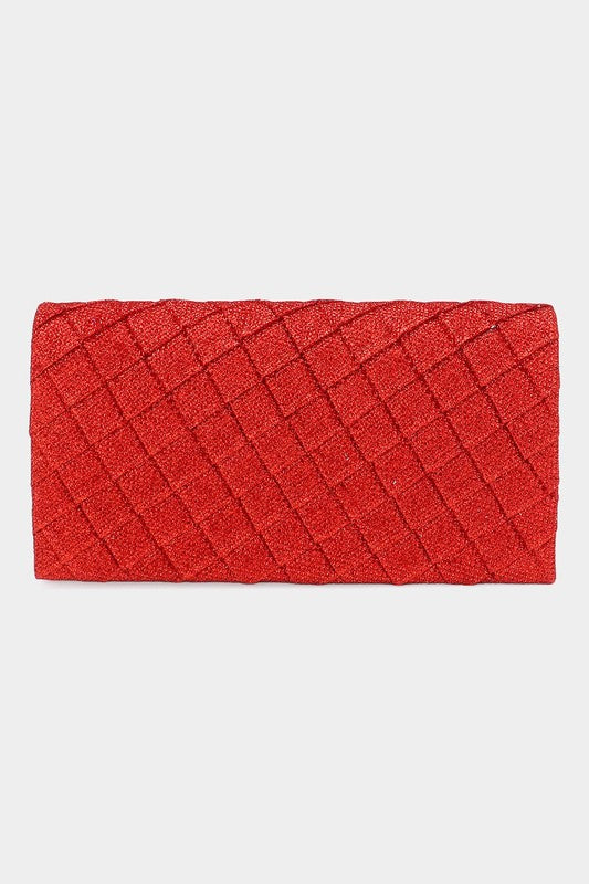 Quilted sparkly purse