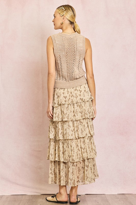 Latte Knit Vest