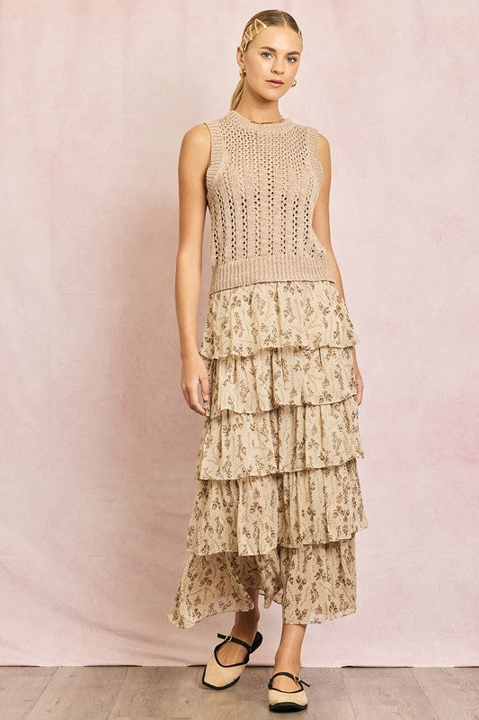 Latte Knit Vest