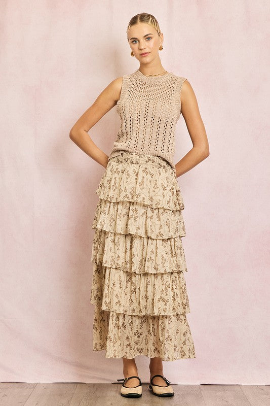 Latte Knit Vest