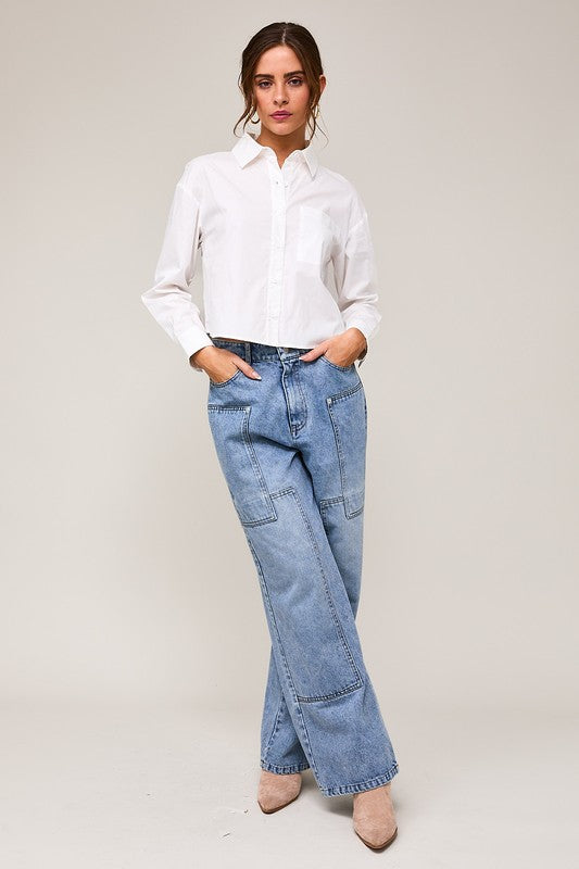 Long sleeve button down