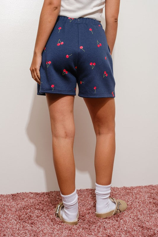 Cherry Sweatshorts