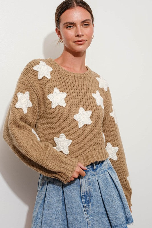 Star Knit Sweater