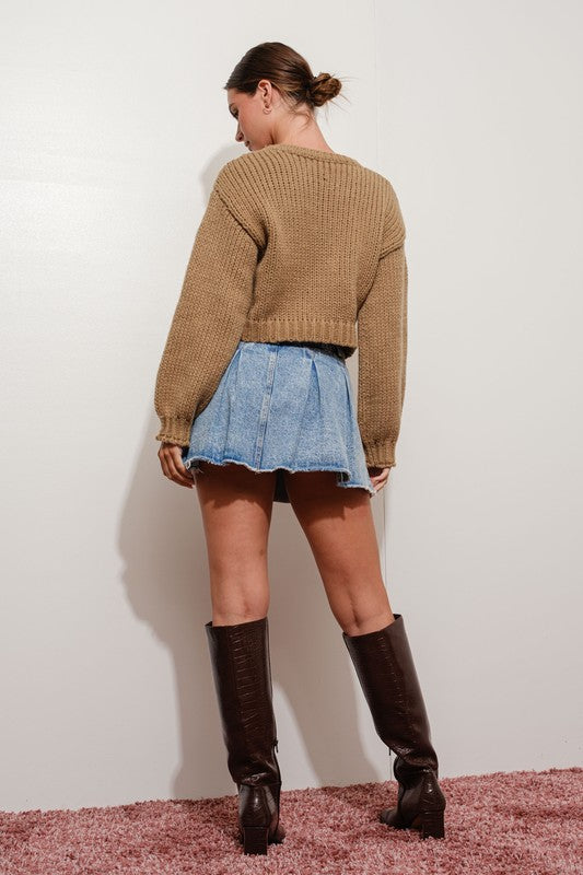 Star Knit Sweater