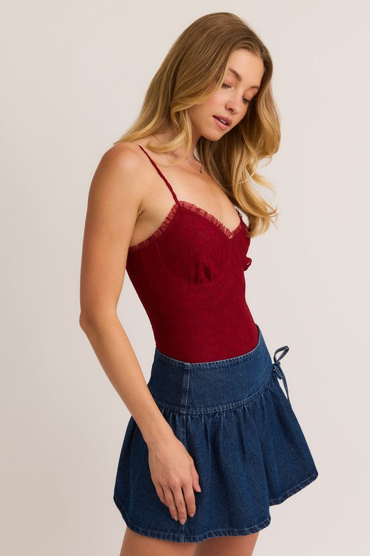Bordeaux Bodysuit