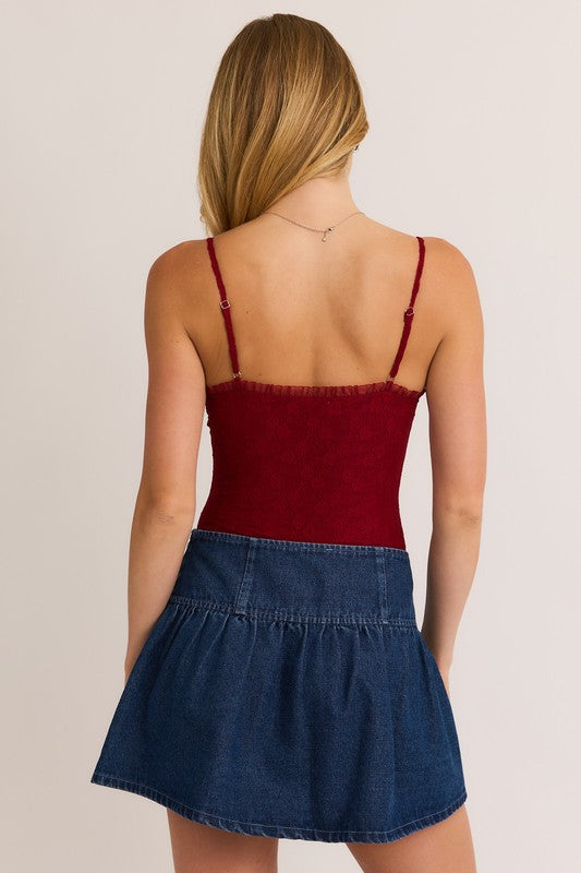 Bordeaux Bodysuit