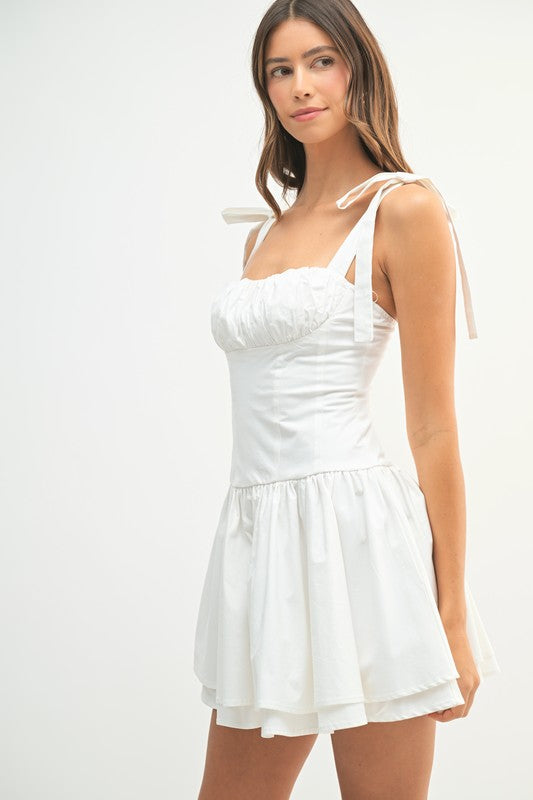 Poplin Mini Dress
