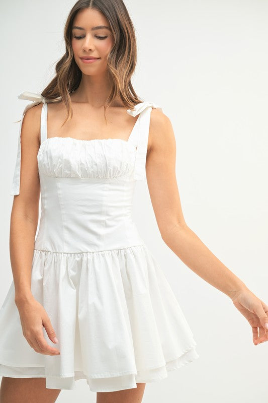 Poplin Mini Dress