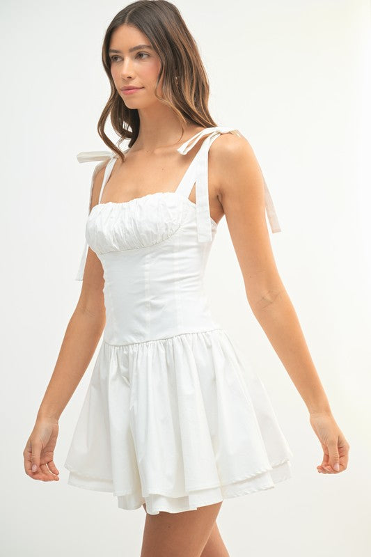Poplin Mini Dress