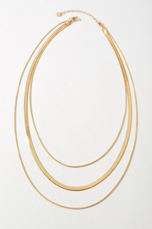 Layered Snake Chain Necklace