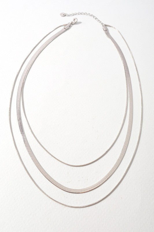 Layered Snake Chain Necklace