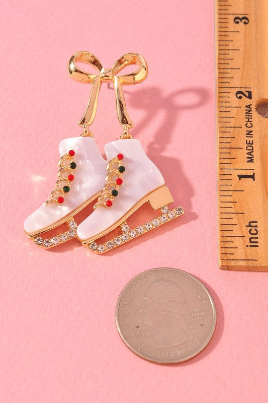 Ice Skate Earrings