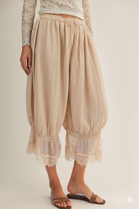 Lace Trim Bloomers