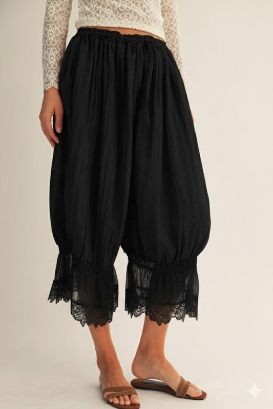 Lace Trim Bloomers