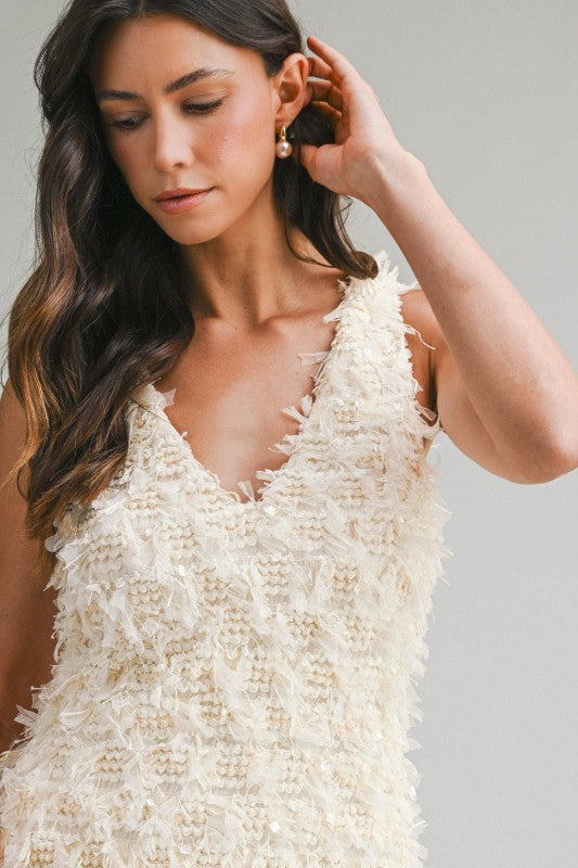Fringe Mini Dress