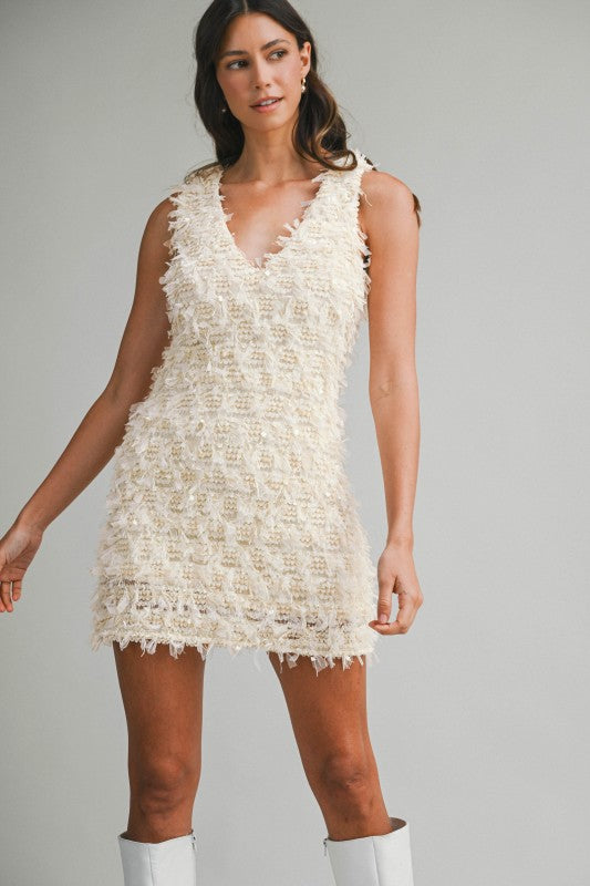 Fringe Mini Dress