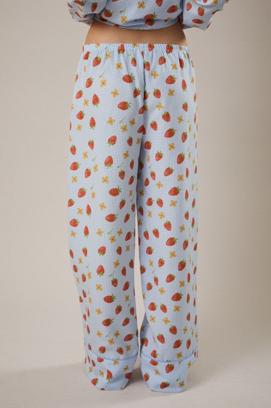 Strawberry Pajama Set