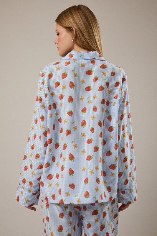 Strawberry Pajama Set