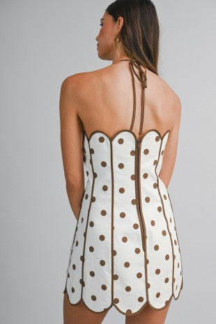 Polk-a-dot Mini Dress