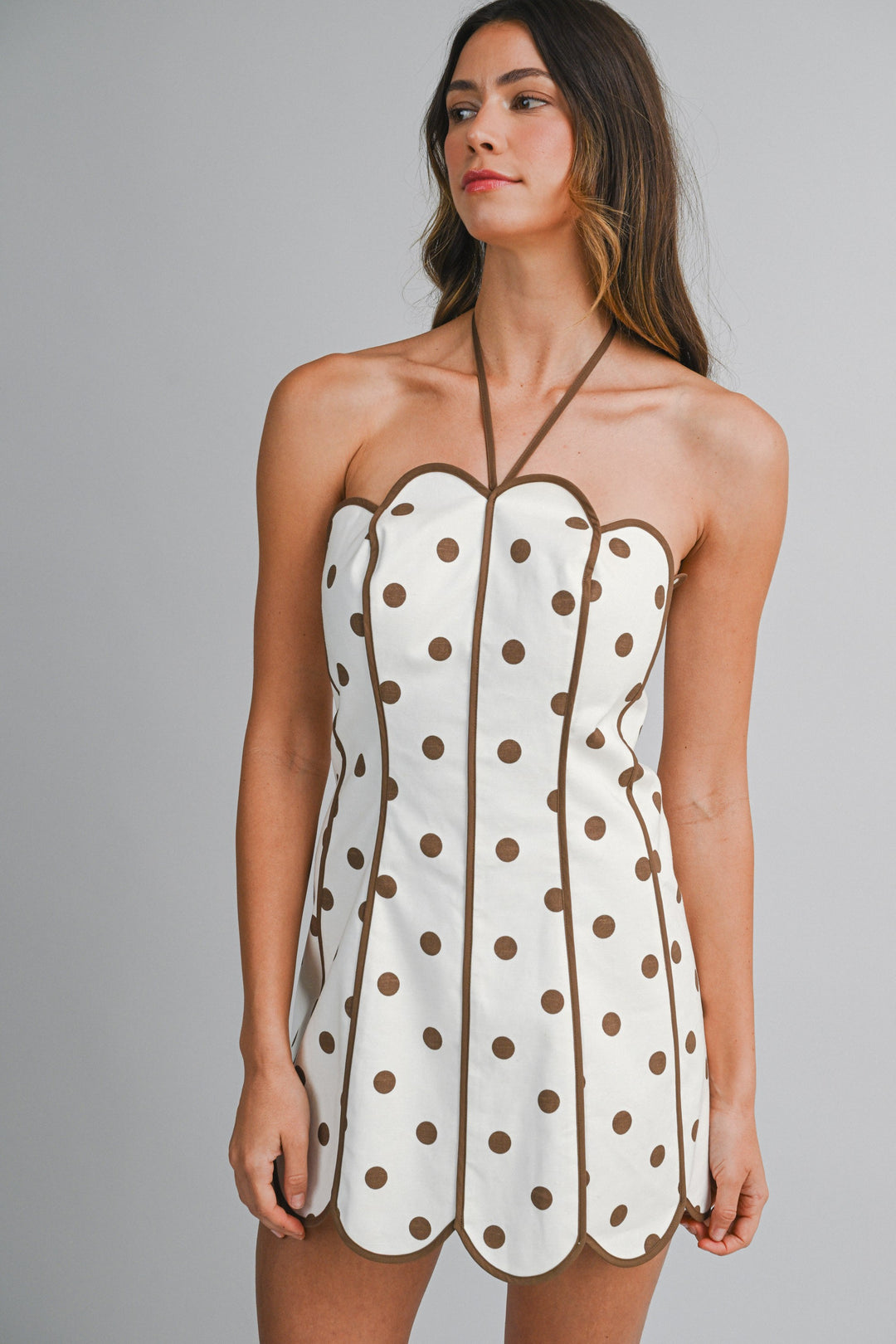 Polk-a-dot Mini Dress