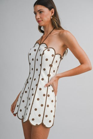 Polk-a-dot Mini Dress