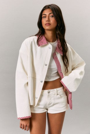 Berry Patch Denim Jacket